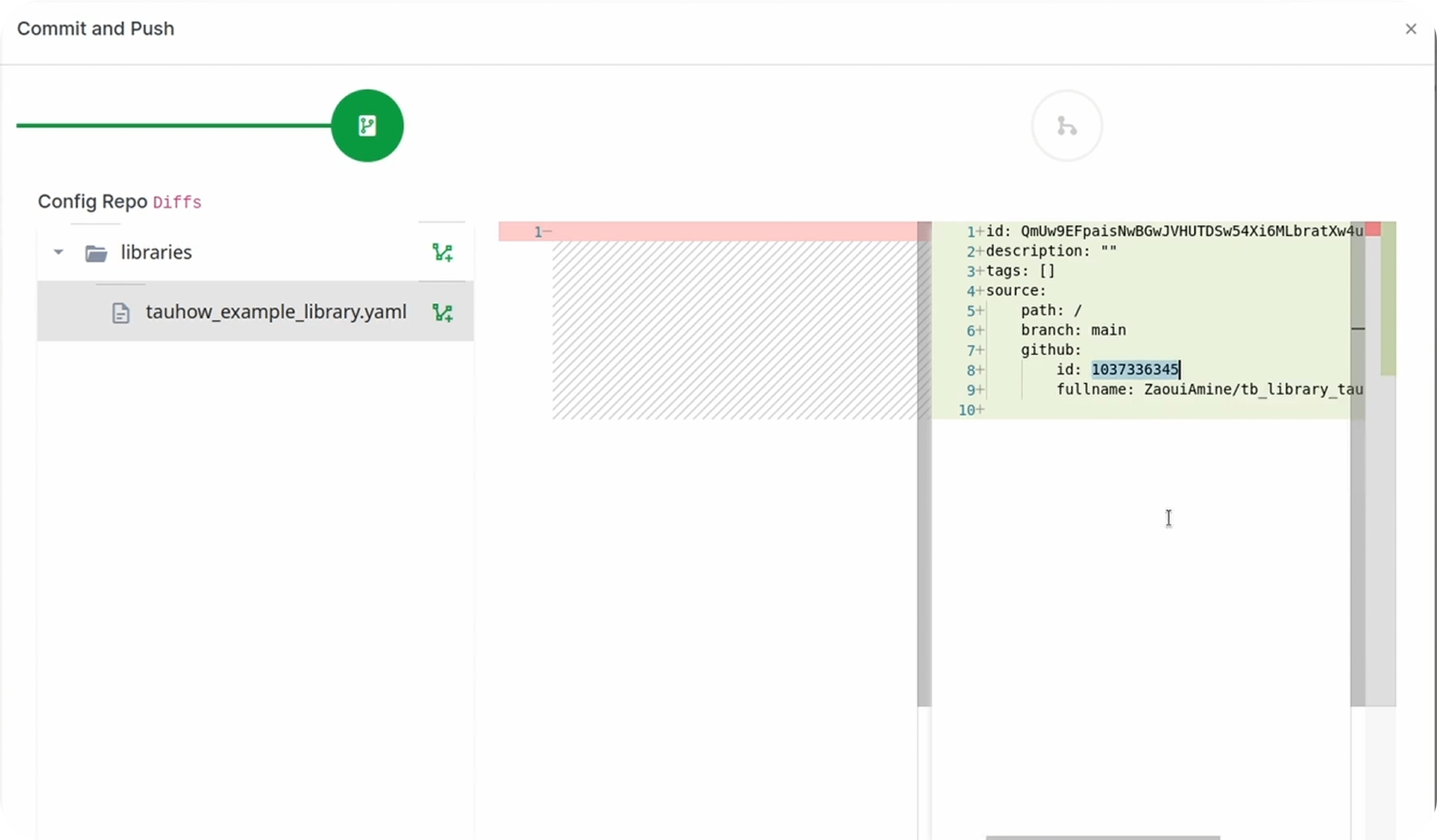 Library repository ID